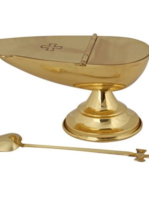 Brass Incense Boat