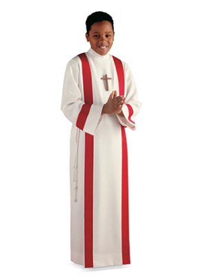 Altar Server Alb Red
