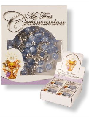 First_Holy_Communion_Rosary_Blue