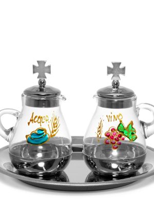 Hand Painted Cruet Set
