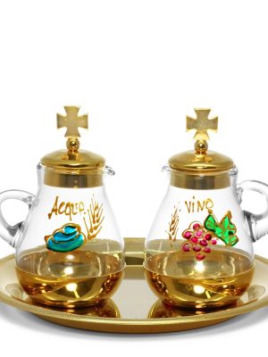 Hand Painted Cruet Set